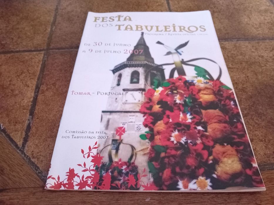 Revistas oficiais festa tabuleiros,  vários anos