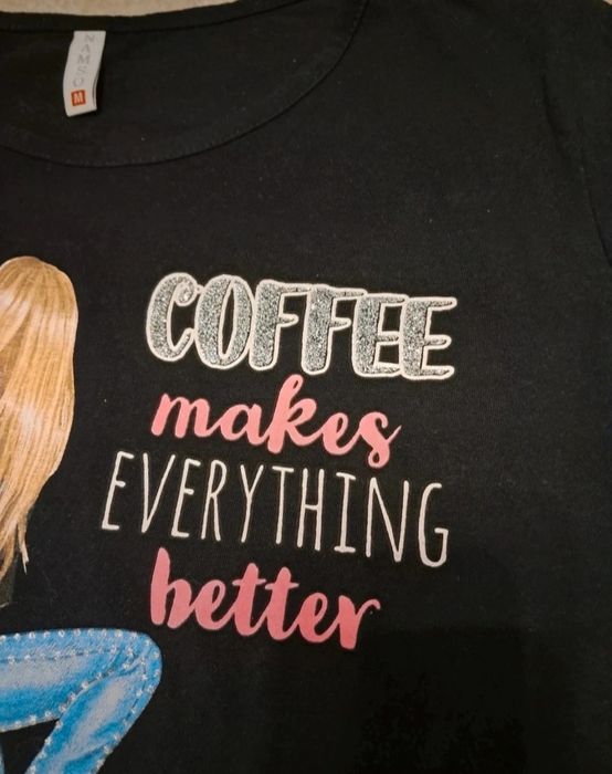 T-shirt czarny turecki nowy