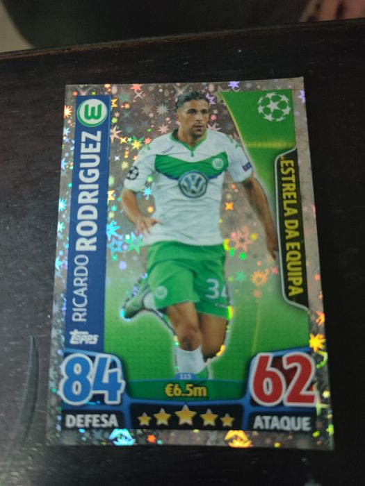 Cartas raras de futebol