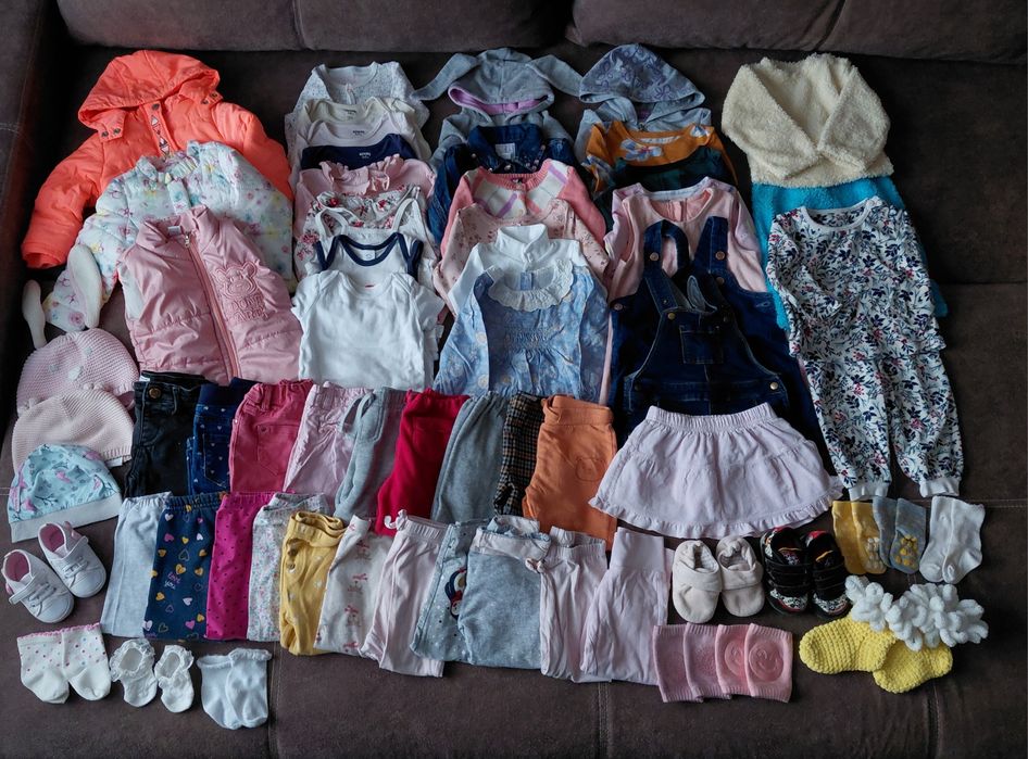 Речі на дівчинку 9-12 міс, лот речей