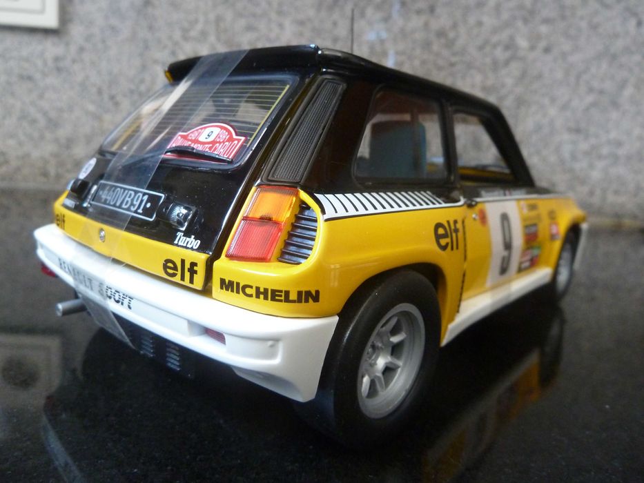 1:18 UH, Renault 5 Turbo, Rally Monte Carlo 1981, AutoArt Minichamps