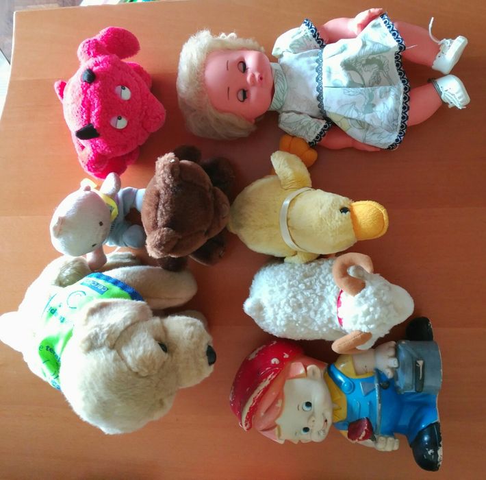 Lote peluches bonecos