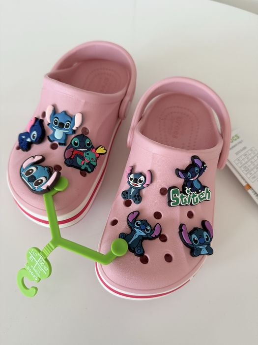 Рожеві крокси Crocs Bayaband C8 C9 C10 C11 C12 C13 J1 J2 J3