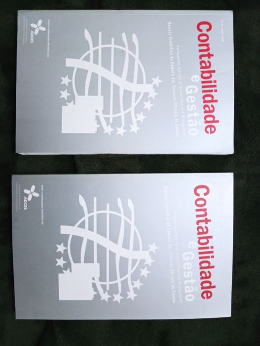 2 livros Contabilidade e Gestão - n 4 Março de 2007 e n5 Junho de 2008
