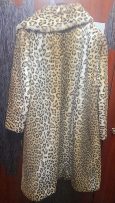 Tiger-pattern mink-style coat64551207614977121