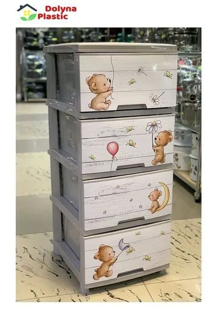 Пластиковий комод різні
