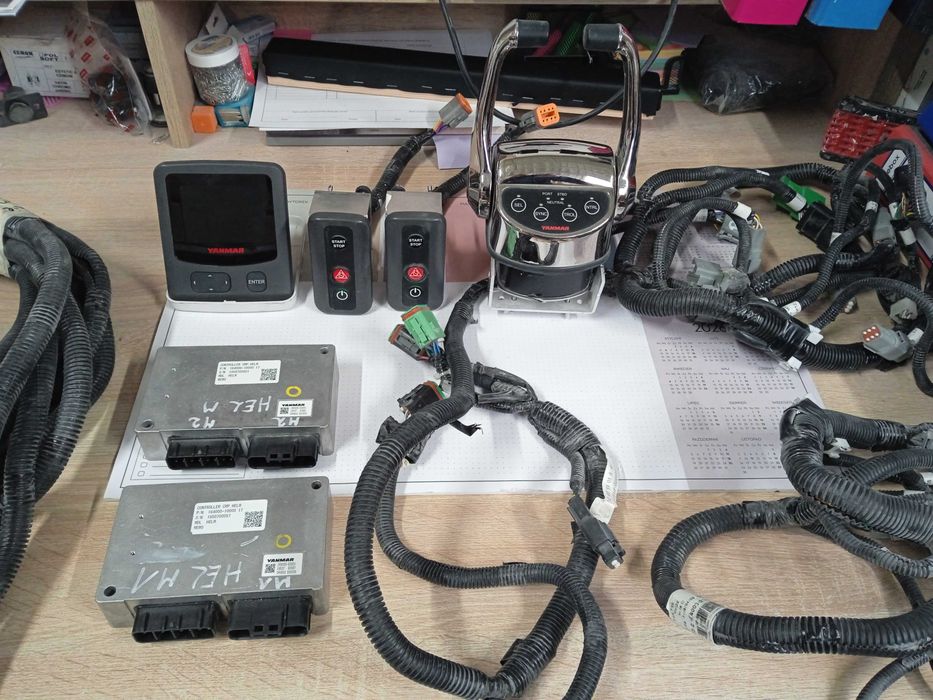 Yanmar wiązki silnikowe , manetka , Ecu , start-stop , Lcd panel