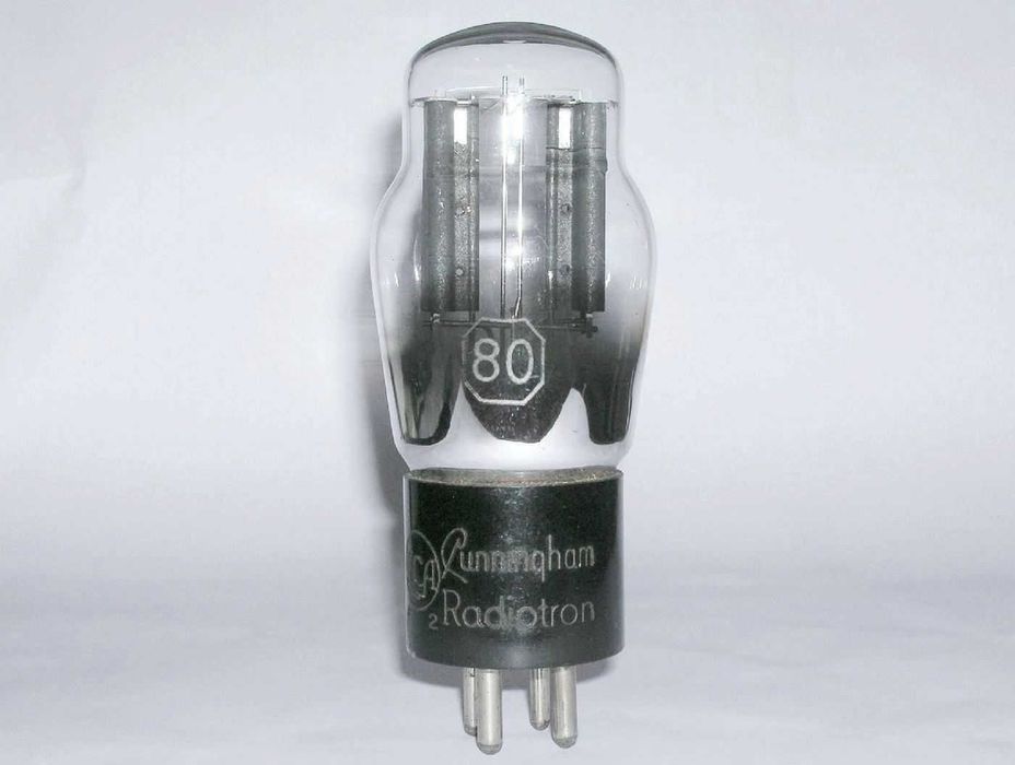 80 RCA Rectifier Tube, New Old Stock.63825211777539120