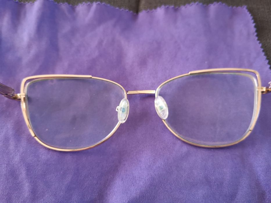 Okulary korekcyjne damskie metalowe