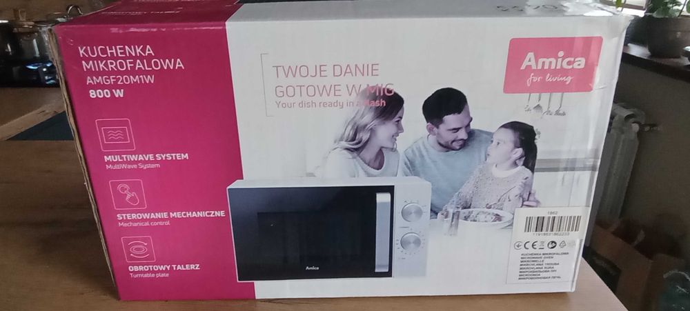 Kuchenka mikrofalowa mikrofala