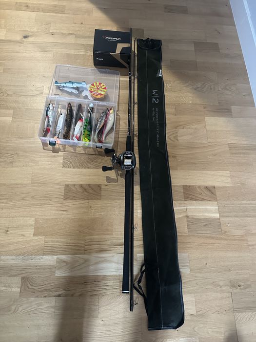 wedka westin w2 powercast 40-130g + multiplikator
