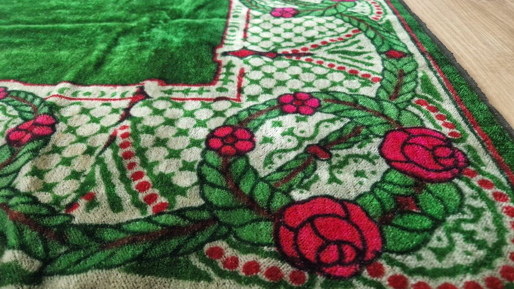 Secesja Łódzki Kilim Obrus Przedwojenny Herman Antyk