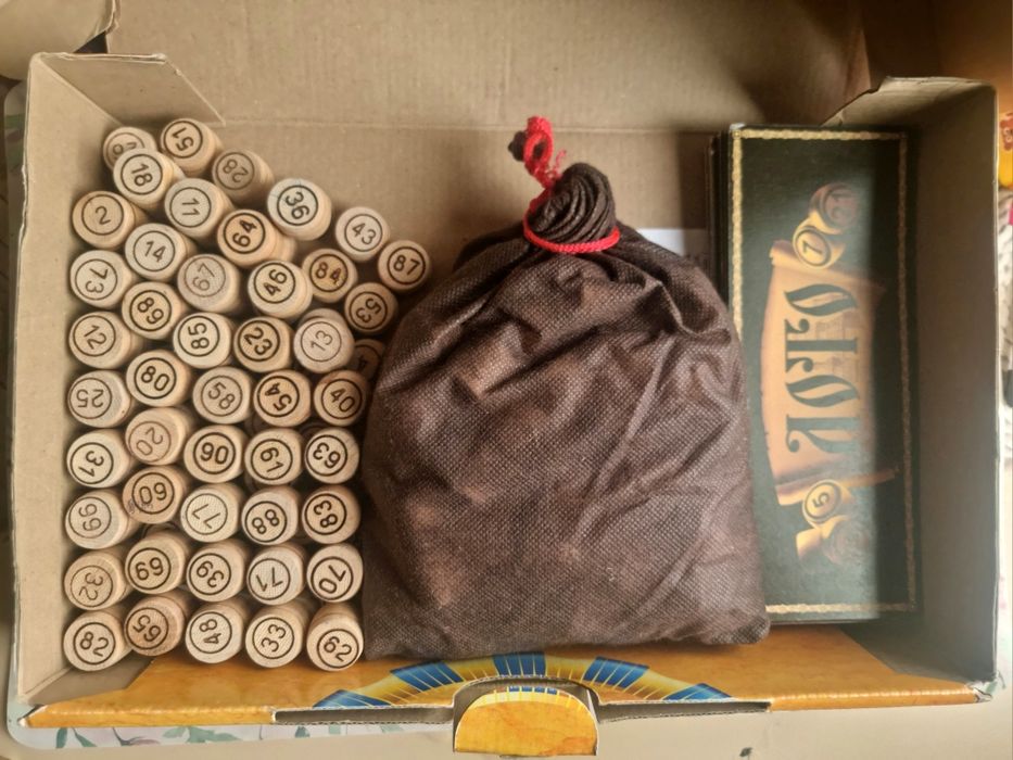 Велике дерев'яне лото "Козацьке лото" Danko Toys, 90 бочонків