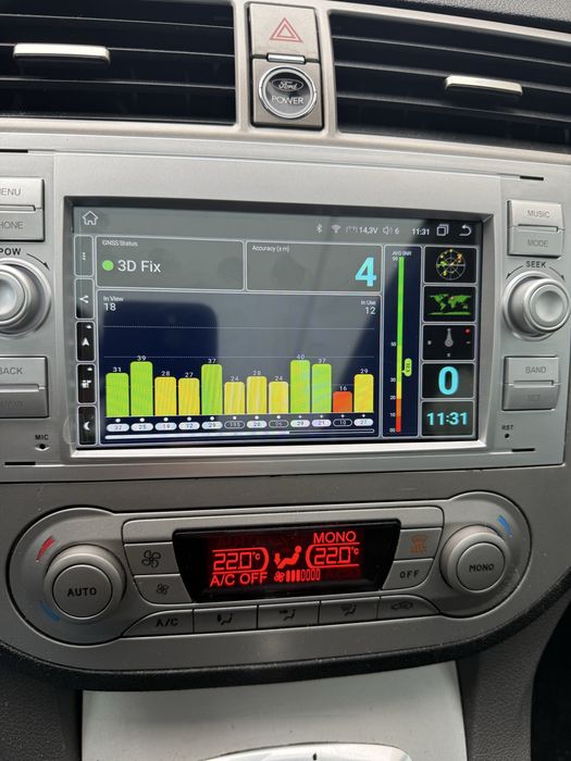 Radio nawigacja  Ford Kuga mk1 + KOD + karta SD z mapą