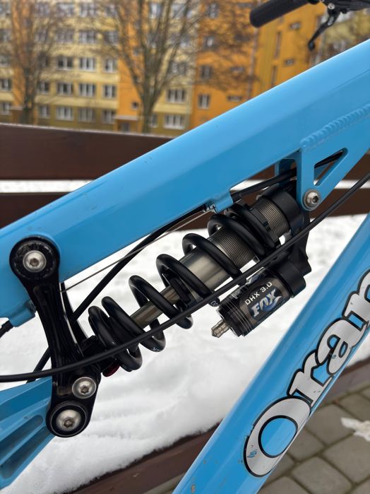 rower orange blood mtb enduro dh trail fr marzocchi fox sram avid