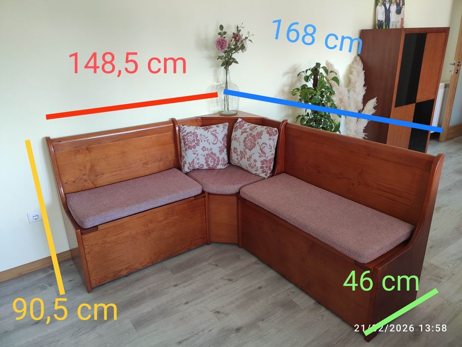Anúncio Sofá em Madeira Maciça de Pinho