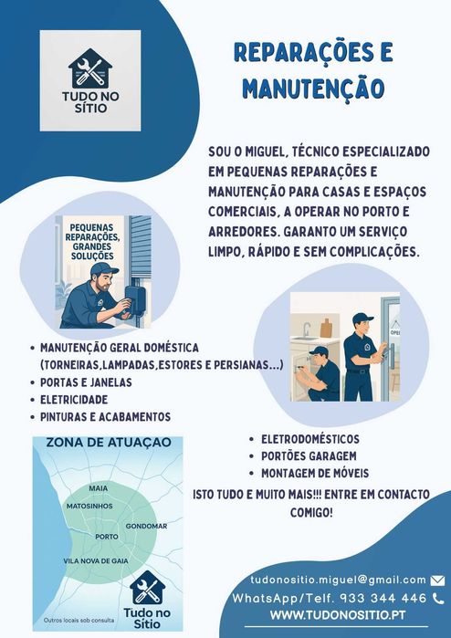 Estores, Eletricidade e Manutenção – Reparações Rápidas