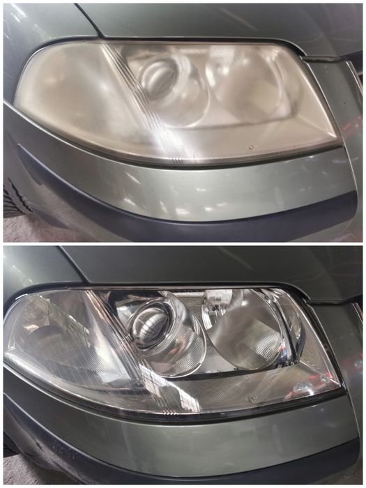 Polerowanie lamp samochodowych