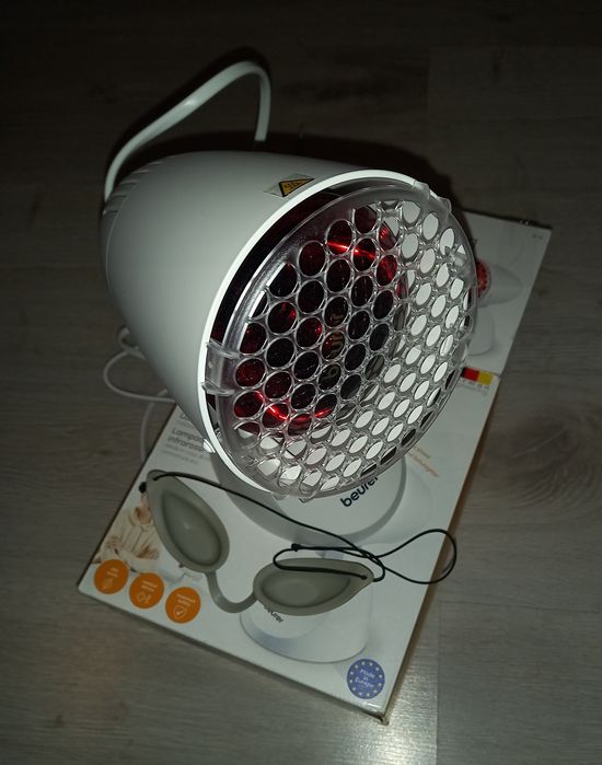 Beurer lampa na podczerwień z kratką jak nowa.