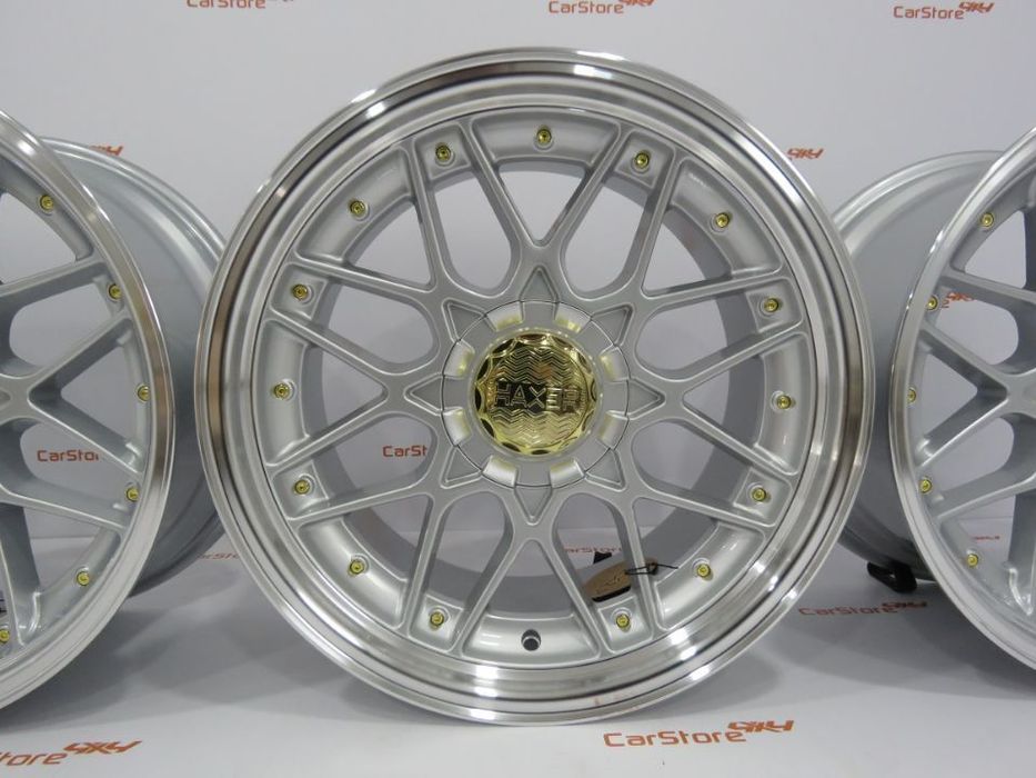 Jantes Haxer HX025 18 '' 8 et 30 + 9 et 35 5x120 + 5x112 Cinza+ aba po