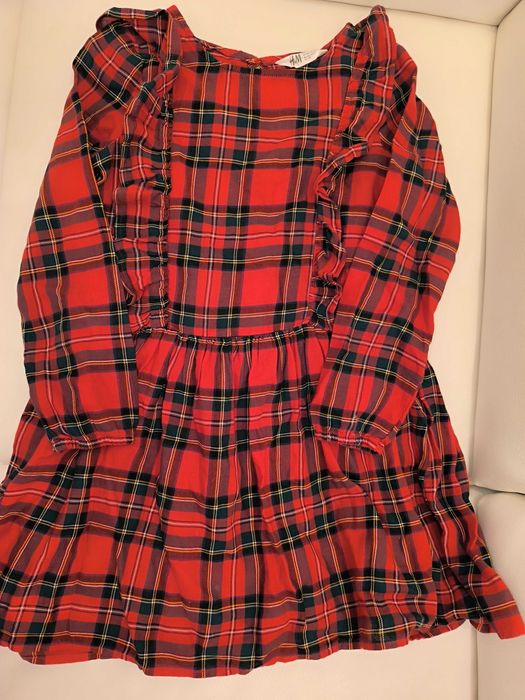 Sukienka na Boże Narodzenie, H&M, rozm. 128