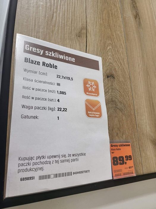 Gres płytki Blaze Roble