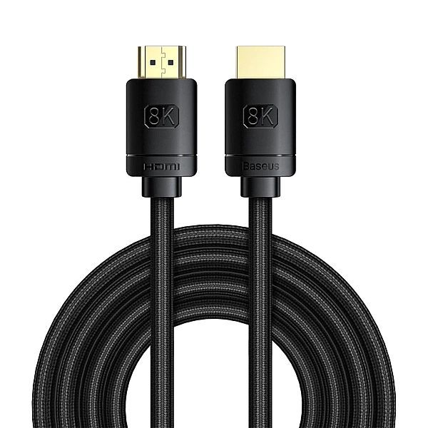 Baseus kabel Hdmi 2.1/8k 60 Hz 48 Gbps / 4k 120 Hz / 2k 144 Hz 3d eARC