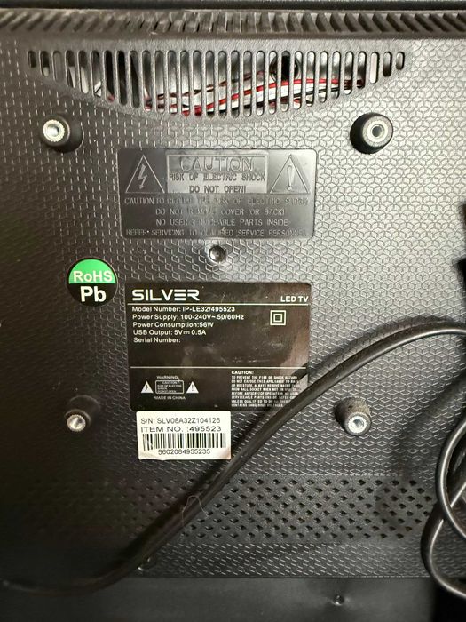 TV Silver 32" HD LED LE495523 81cm