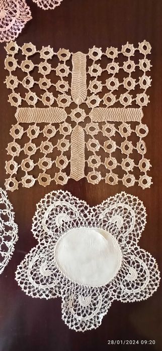 Lote de Naperons de crochet antigos