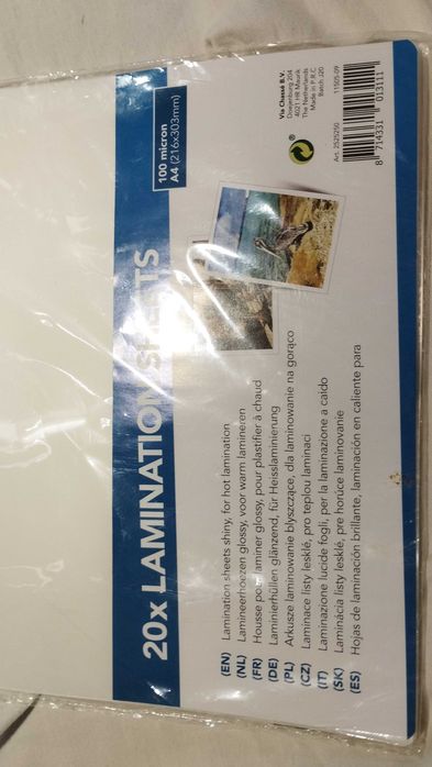 Laminator PAVO + 20 arkuszy do laminowania
