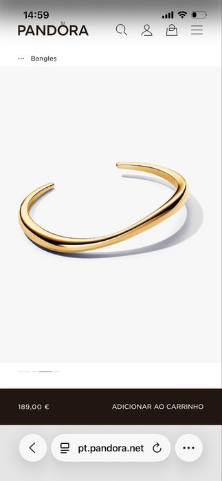 Pulseira Pandora como nova