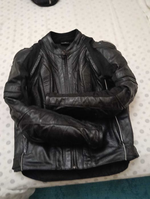Casaco motard (Pele c/proteções) Kangroute