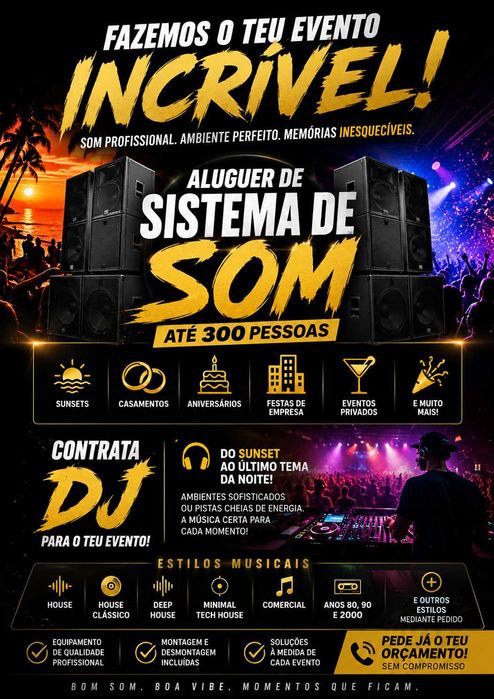 SunSet, DJ Casamentos, Eventos, Festas de Natal