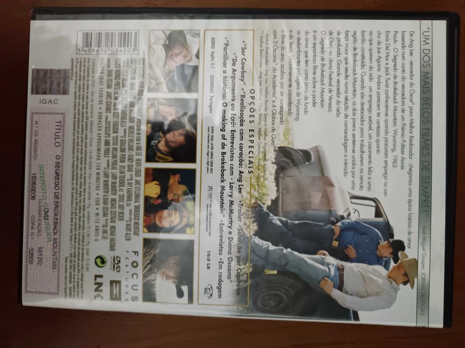 filme dvd original - o segredo brokeback mountain