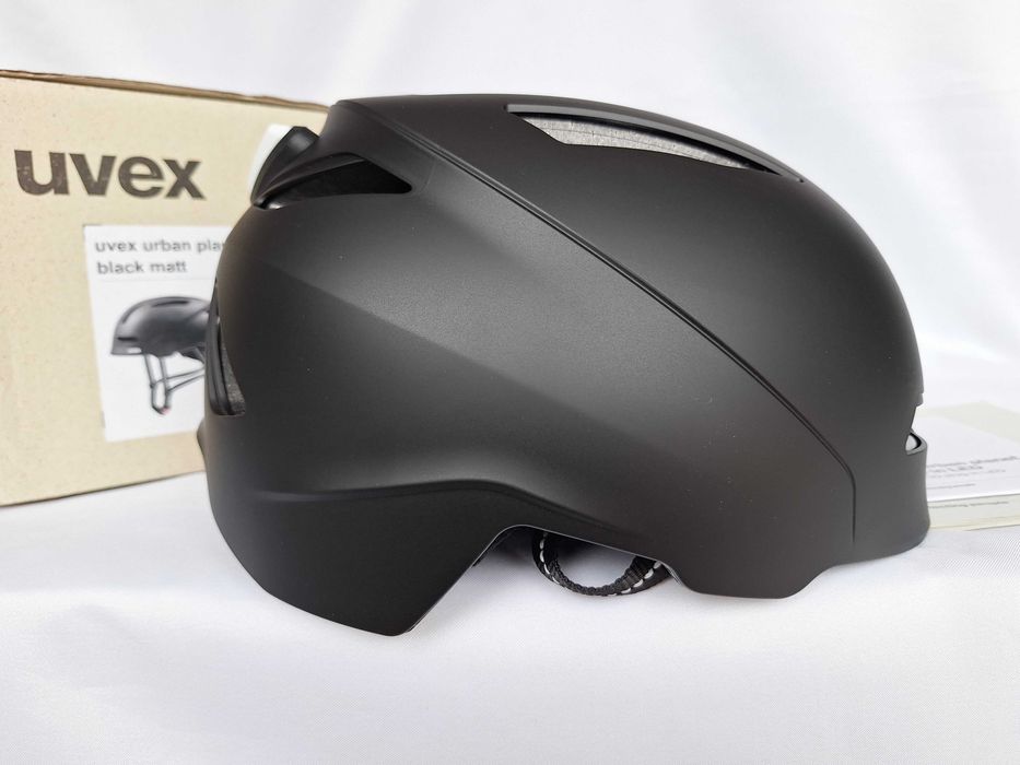 Kask rowerowy Uvex Urban Planet LED Black Matt L 58-61cm