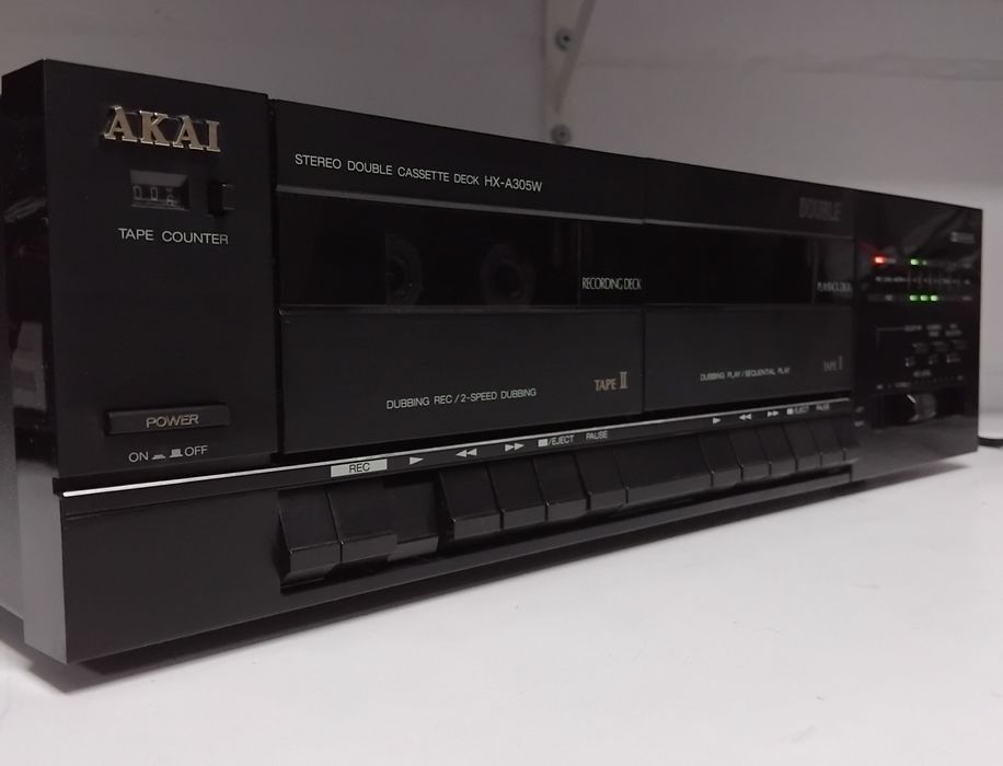 AKAI deck cassettes HX-A305W
