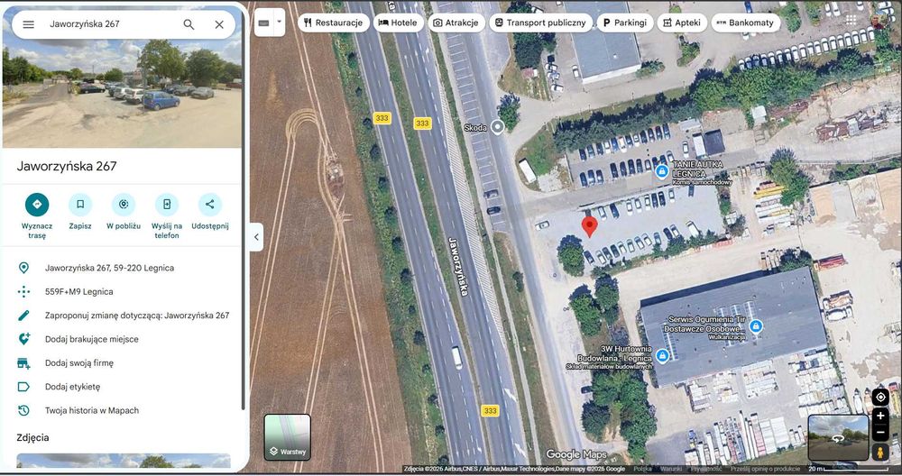 Do wynajęcia plac, parking, działka, 3999 zł, Legnica ul. Jaworzyńska 267 - Widok 5
