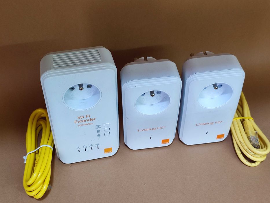 Kit 3x Devolo dLAN 500+ Wi-Fi Powerline Repetidor