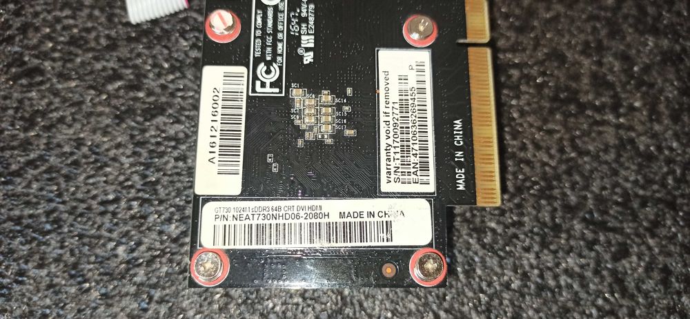 Видеокарта Geforce gt730 1gb gddr3