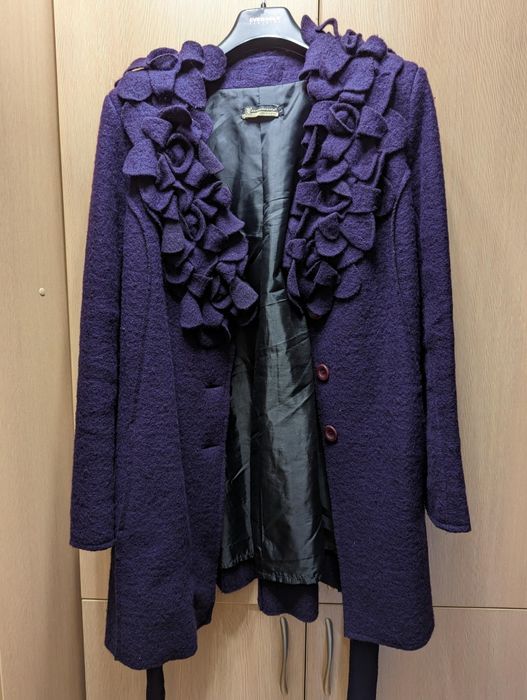 Пальто фиолетовое Италия