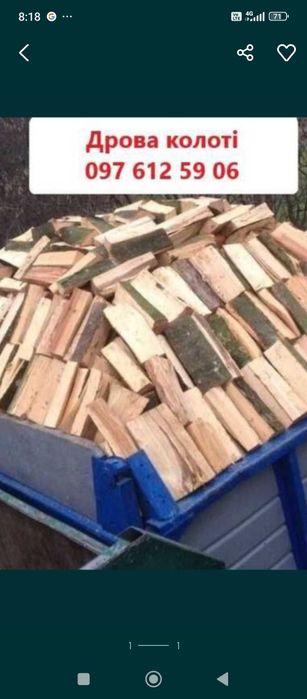 Продам дрова твердих порід