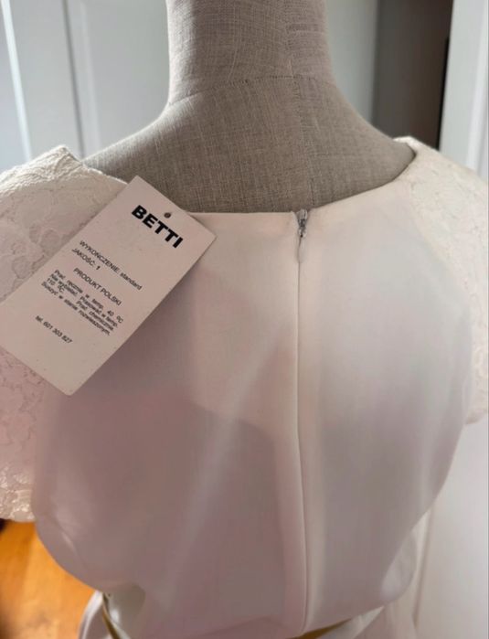 Sukienka koktajlowa na wesele komunię elegancka 46 Betti