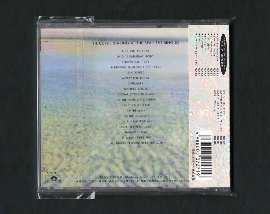 japońskie wydanie CD The Cure Staring At The Sea-The Singles
