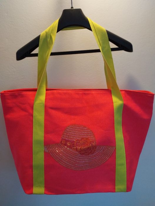Nowa z metką Torba plażowa 3 kolory neonowe hit sezonu