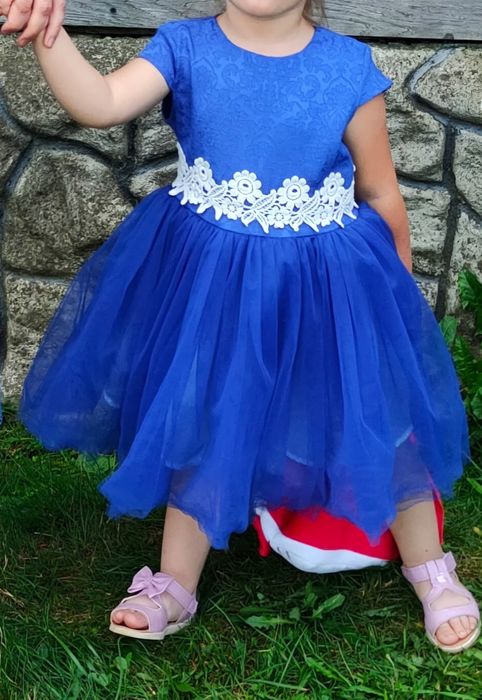 Платтячко для дівчинки 116 розмір синій колір