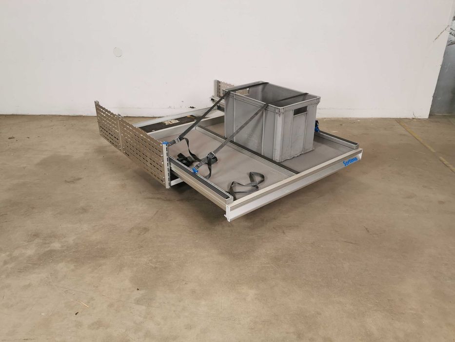 Zabudowa serwisowa warsztatowa regał samochodowy PLATFORMA SORTIMO