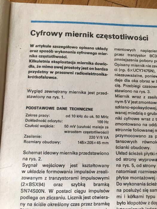 Miernik częstotliwości
