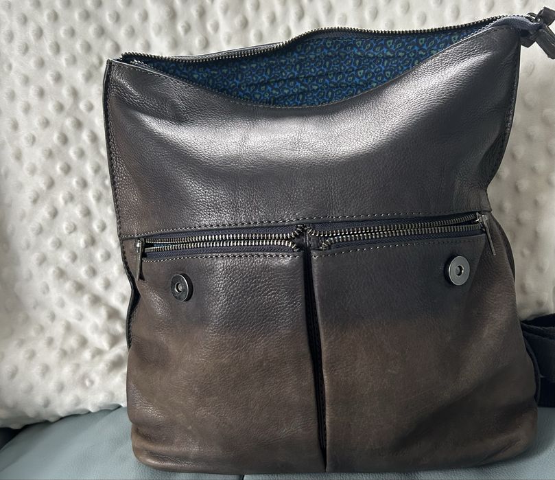 Рюкзак сумка натуральна шкіра MOSHULU