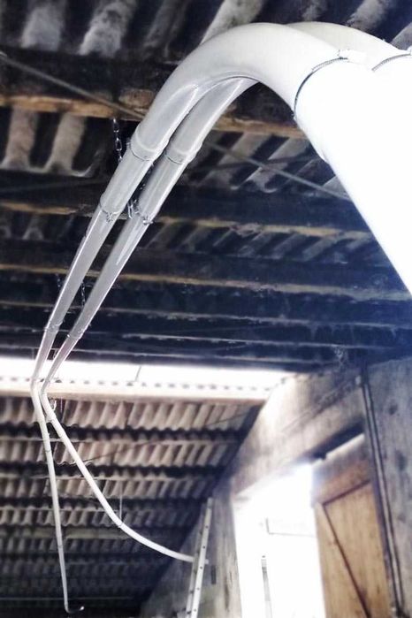 конвеєр навантажувач гнучкий шнек гибкий FA90 для пелети спіральний