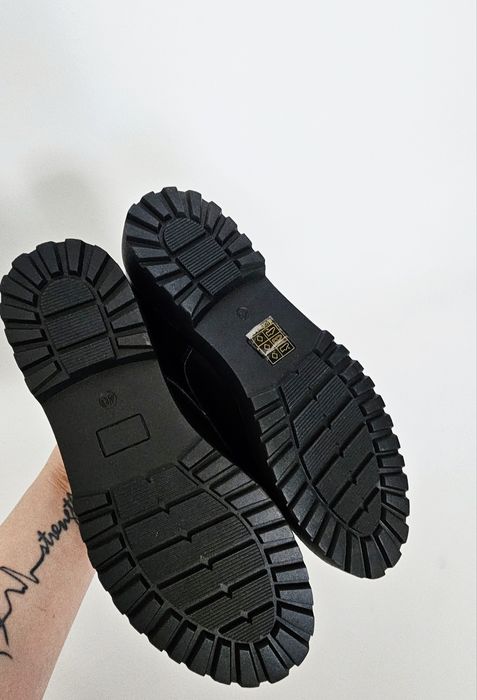 Nowe czarne buty oxfordy Dream Pairs 40
